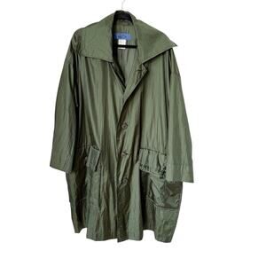 ISSEY MIYAKE Windcoat Vintage Nylon Coat Men's S‎ made in Japan green